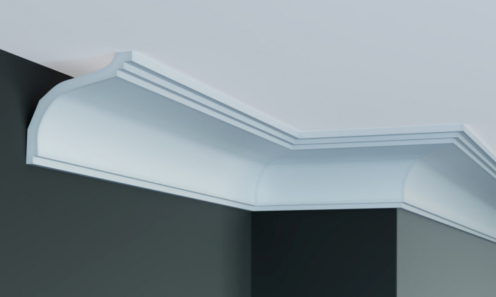 Cornisa decorativa din poliuretan P910 - 10.5x8.7x200 cm [3]