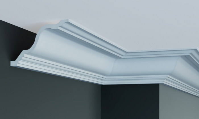 Cornisa decorativa din poliuretan P919 - 15.5x18.5x200 cm [1]