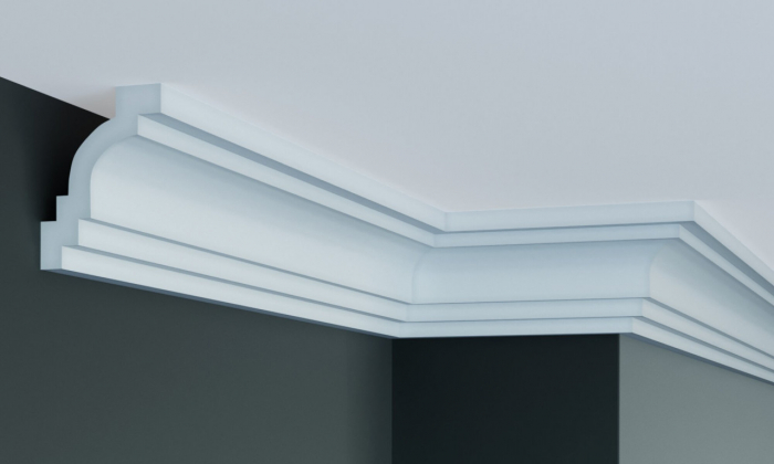 Cornisa decorativa din poliuretan P928 - 10.2x7.6x200 cm [1]
