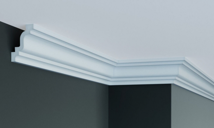 Cornisa decorativa din poliuretan P929 - 7.6x5.1x200 cm [2]