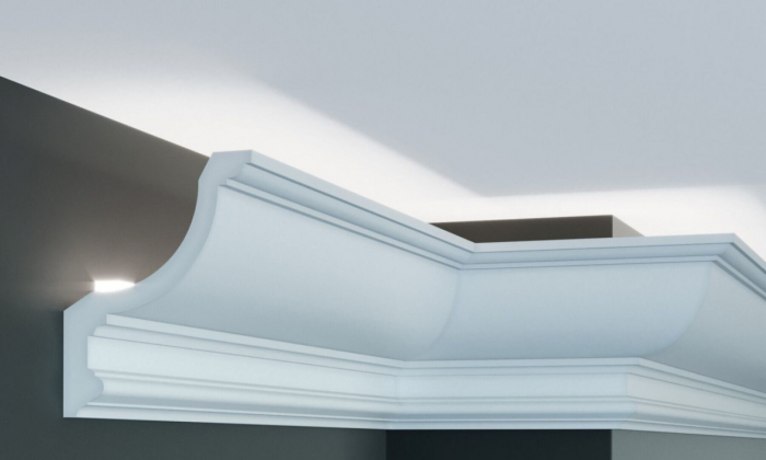 Cornisa decorativa din poliuretan P933 - 15x12.4x200 cm [5]