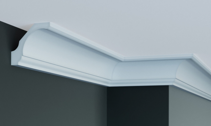 Cornisa decorativa din poliuretan P935 - 8.7x8.5x200 cm [1]