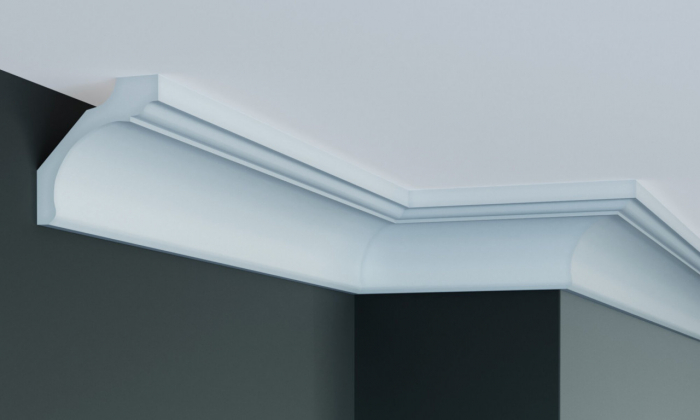 Cornisa decorativa din poliuretan P935 - 8.7x8.5x200 cm [4]