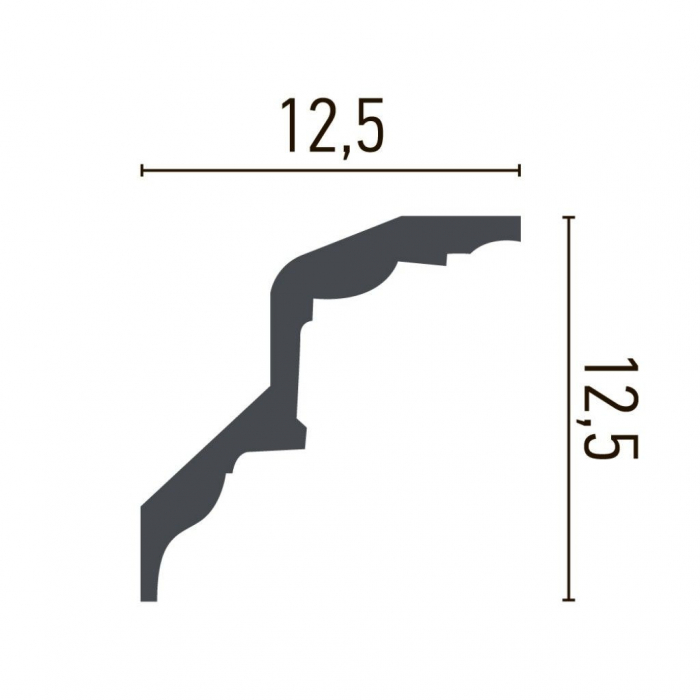 Cornisa decorativa din poliuretan P937 - 12.5x12.5x200 cm [3]