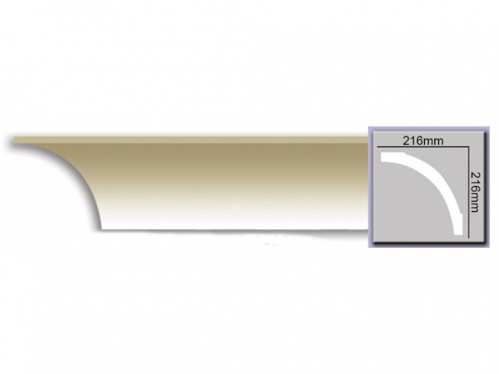 Cornisa decorativa din poliuretan P942 - 21.6x21.6x200 cm [2]