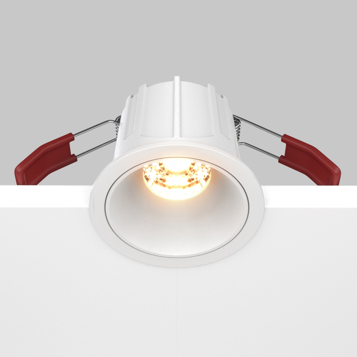 Corp de iluminat încastrat Alfa LED, Aluminiu Alb, 10W, MAYTONI DL043-01-10W2.7K-RD-W-DE [8]