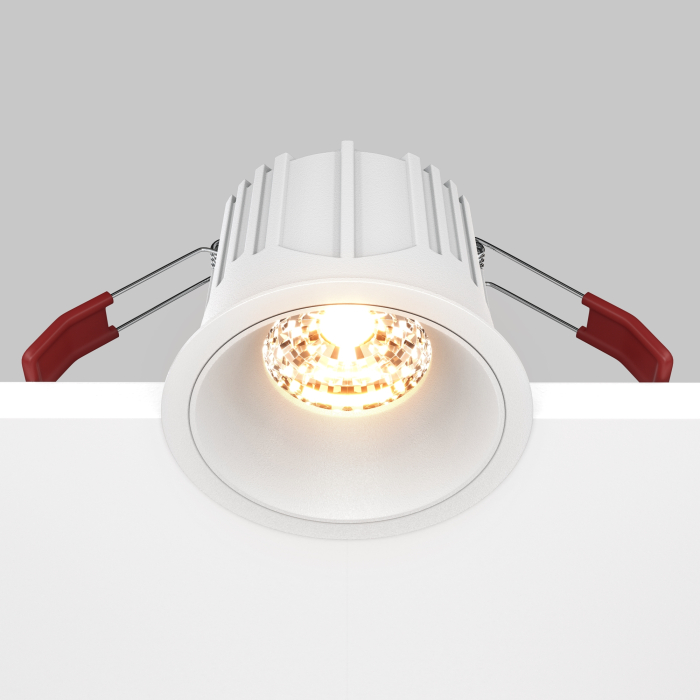 Corp de iluminat încastrat Alfa LED, Aluminiu Alb, 15W, MAYTONI DL043-01-15W2.7K-RD-W-DE [8]