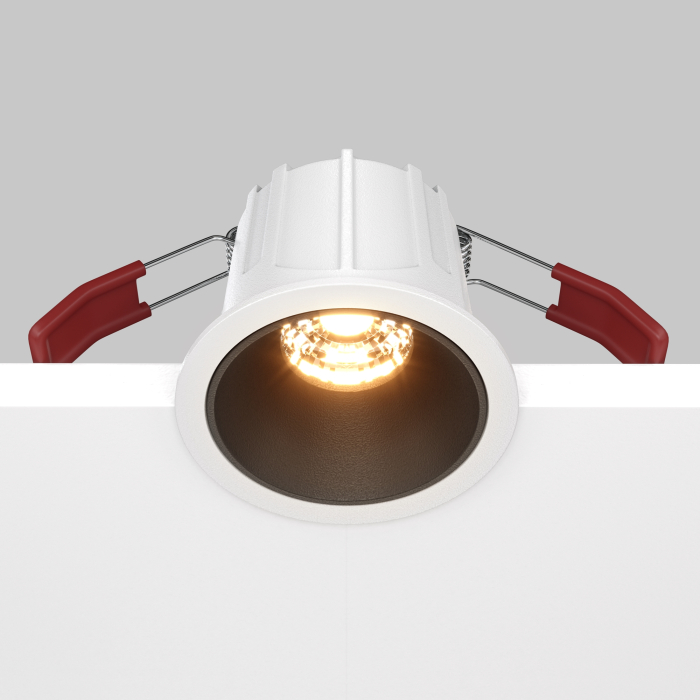 Corp de iluminat încastrat Alfa LED, Aluminiu Alb și negru, 10W, MAYTONI DL043-01-10W2.7K-RD-WB-DE [8]