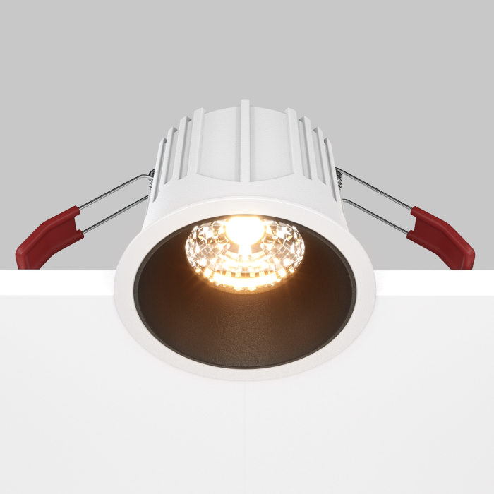 Corp de iluminat încastrat Alfa LED, Aluminiu Alb și negru, 15W, MAYTONI DL043-01-15W2.7K-RD-WB-DE [8]