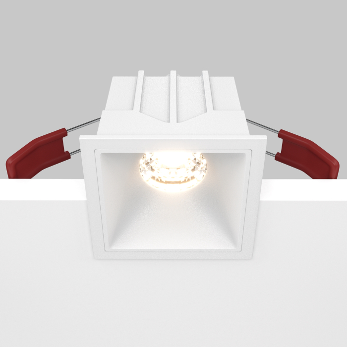 Corp de iluminat încastrat Alfa LED, Aluminiu și plastic Alb, 10W, MAYTONI DL043-01-10W3K-D-SQ-W [8]