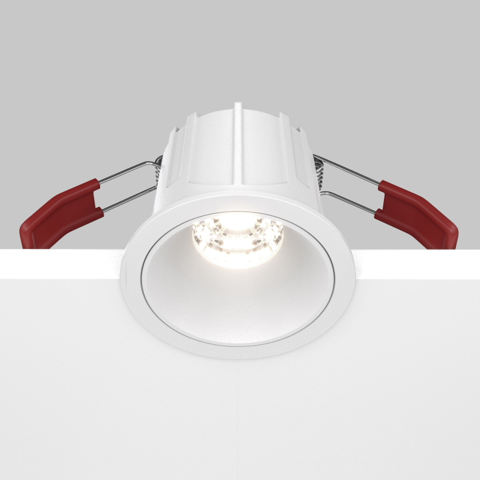 Corp de iluminat încastrat Alfa LED, Aluminiu și plastic Alb, 10W, MAYTONI DL043-01-10W4K-D-RD-W [8]