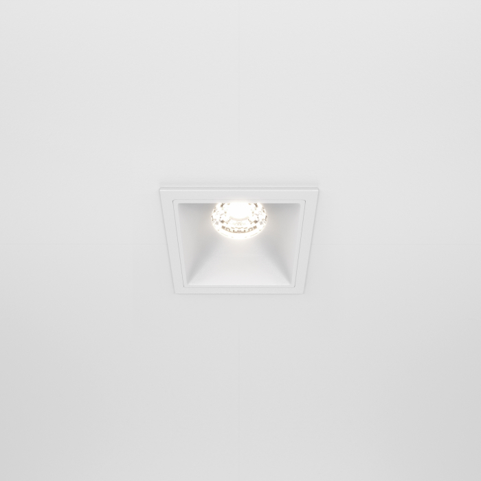 Corp de iluminat încastrat Alfa LED, Aluminiu și plastic Alb, 10W, MAYTONI DL043-01-10W4K-D-SQ-W [5]