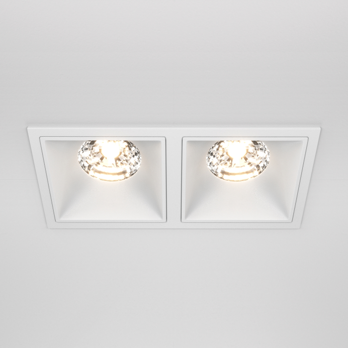 Corp de iluminat încastrat Alfa LED, Aluminiu și plastic Alb, 30W, MAYTONI DL043-02-15W3K-SQ-W [5]