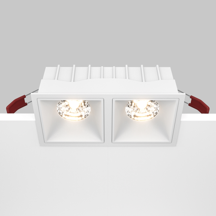 Corp de iluminat încastrat Alfa LED, Aluminiu și plastic Alb, 30W, MAYTONI DL043-02-15W3K-SQ-W [8]