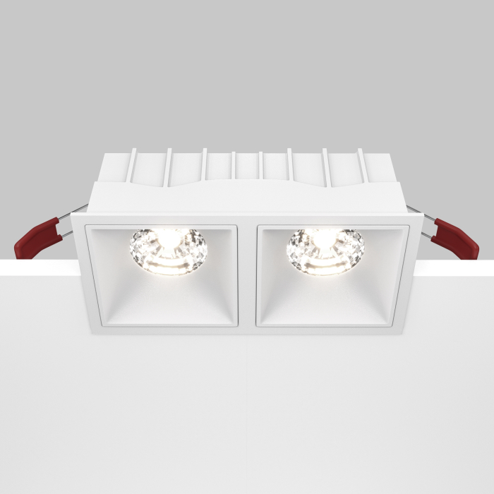 Corp de iluminat încastrat Alfa LED, Aluminiu și plastic Alb, 30W, MAYTONI DL043-02-15W4K-SQ-W [8]