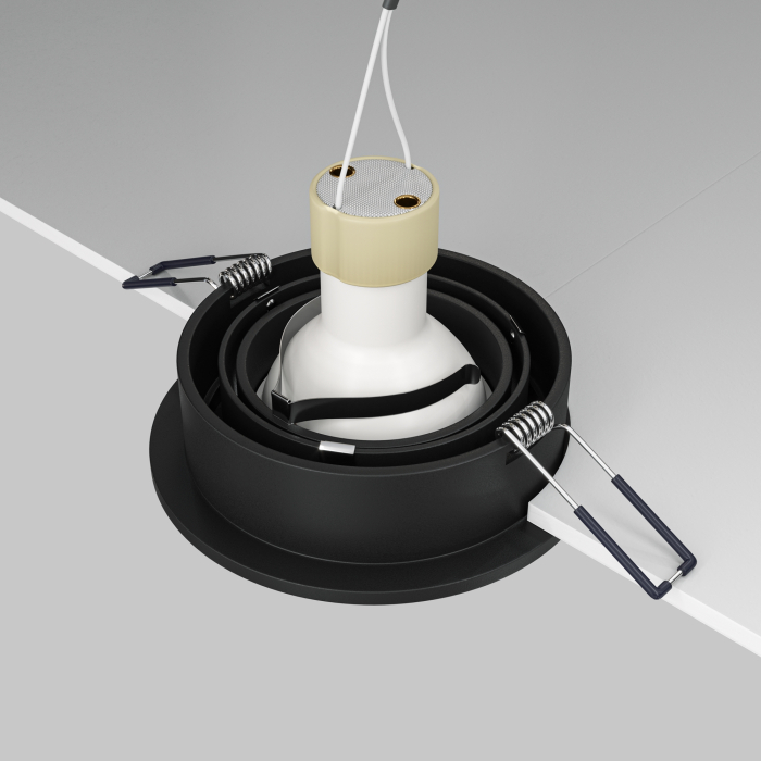 Corp de iluminat încastrat Atom, Aluminiu Negru, 10W, MAYTONI DL023-2-01B [7]