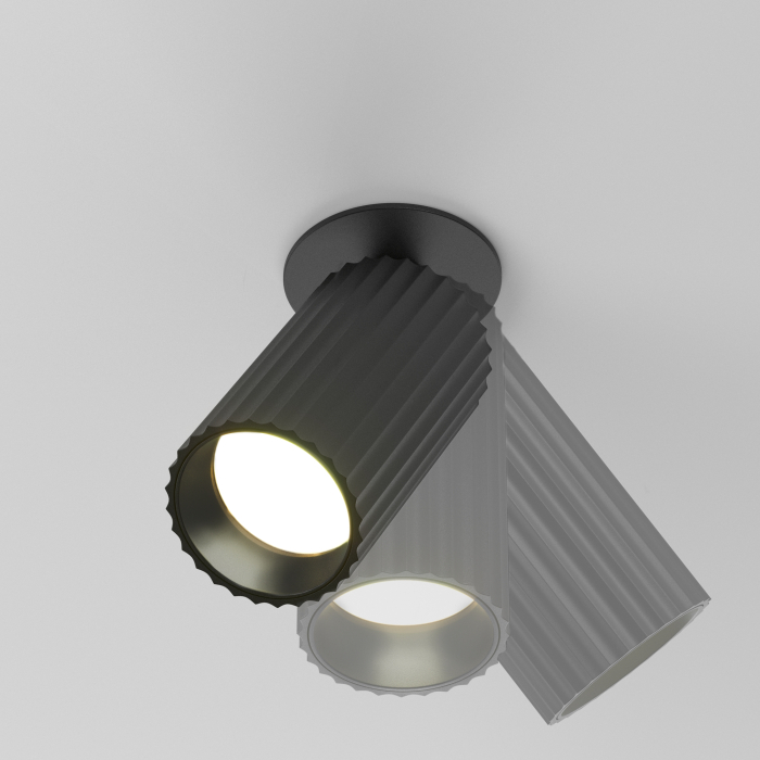 Corp de iluminat încastrat Calipso, Aluminiu Negru, 10W, MAYTONI C110CL-01-GU10-B [7]