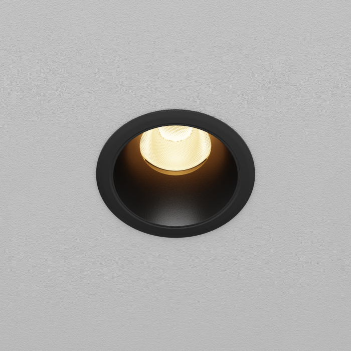 Corp de iluminat încastrat Dip Negru Aluminiu 10W MAYTONI DL115-10W-2.7K-B [5]