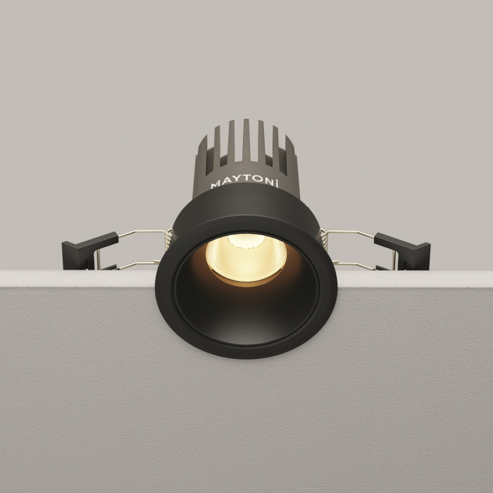 Corp de iluminat încastrat Dip Negru Aluminiu 10W MAYTONI DL115-10W-2.7K-B [8]
