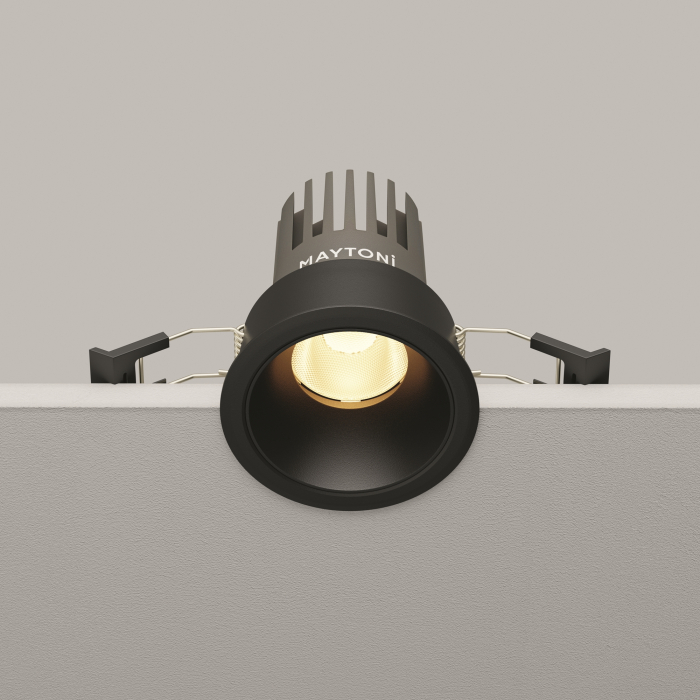 Corp de iluminat încastrat Dip Negru Aluminiu 10W MAYTONI DL115-10W-3K-B [8]