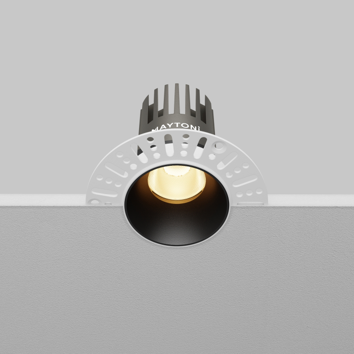 Corp de iluminat încastrat Dip Negru Aluminiu 10W MAYTONI DL119-10W-2.7K-TRS-B [8]