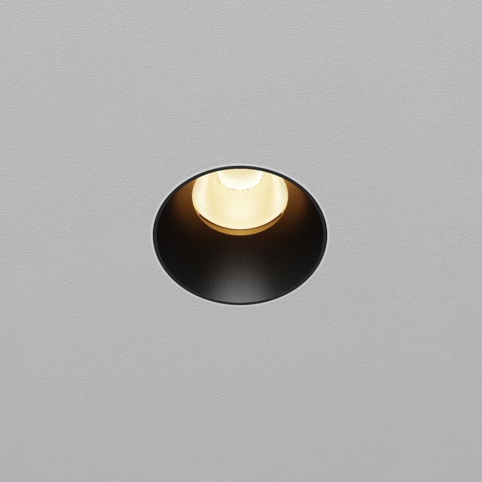 Corp de iluminat încastrat Dip Negru Aluminiu 10W MAYTONI DL119-10W-2.7K-TRS-B [5]