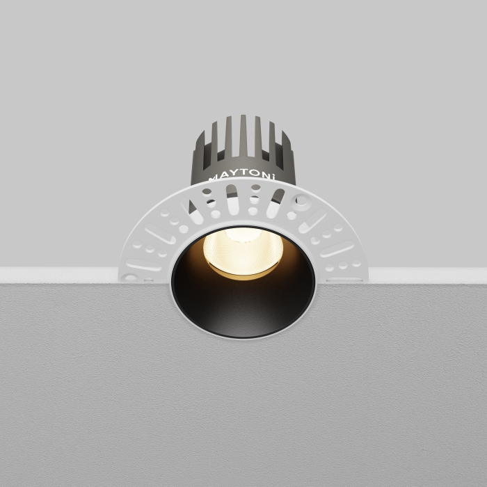 Corp de iluminat încastrat Dip Negru Aluminiu 10W MAYTONI DL119-10W-3K-TRS-B [8]