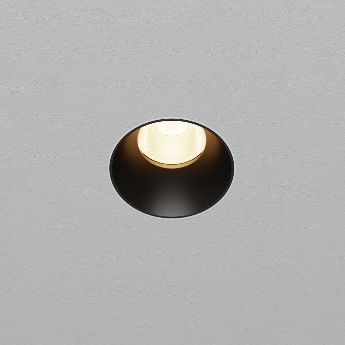Corp de iluminat încastrat Dip Negru Aluminiu 10W MAYTONI DL119-10W-3K-TRS-B [5]