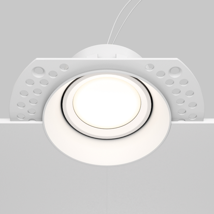 Corp de iluminat încastrat DOT, Aluminiu Alb, 10W, MAYTONI DL042-01-RD-W [9]