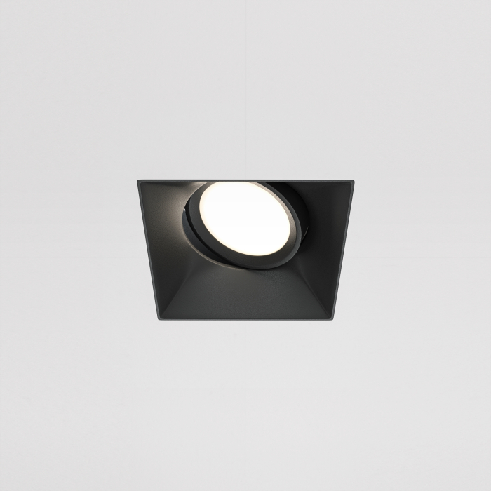 Corp de iluminat încastrat DOT, Aluminiu Negru, 10W, MAYTONI DL042-01-SQ-B [4]