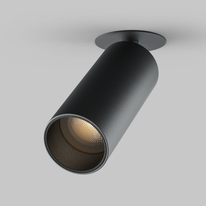 Corp de iluminat încastrat FOCUS LED, Aluminiu Negru, 12W, MAYTONI C053CL-L12W3K-W-B [6]
