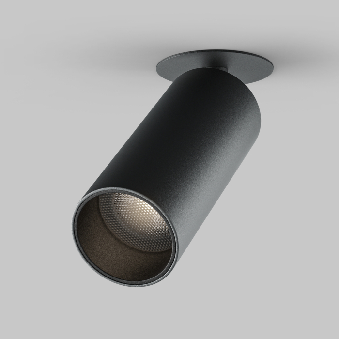 Corp de iluminat încastrat FOCUS LED, Aluminiu Negru, 12W, MAYTONI C053CL-L12W4K-W-B [6]