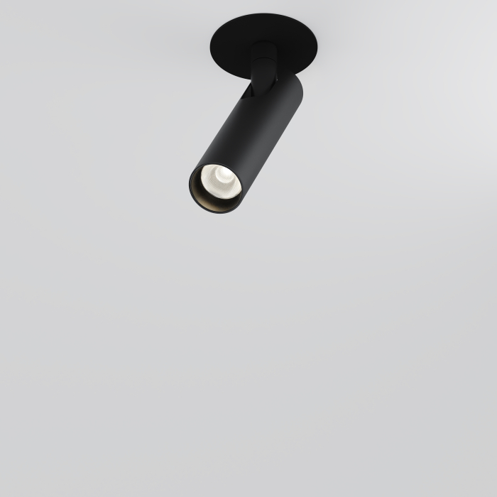 Corp de iluminat încastrat Focus T, Aluminiu Negru, 6W, MAYTONI C141RS-L125-6W3K-B [5]