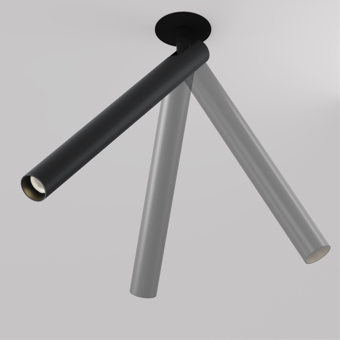 Corp de iluminat încastrat Focus T, Aluminiu Negru, 6W, MAYTONI C141RS-L300-6W3K-B [7]