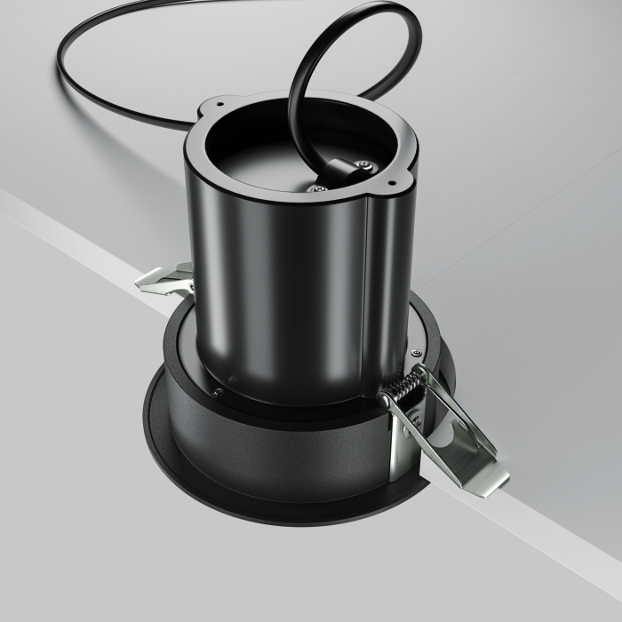 Corp de iluminat încastrat HIDDEN, Aluminiu și plastic Negru, 10W, MAYTONI DL095-01-10W3K-B [9]