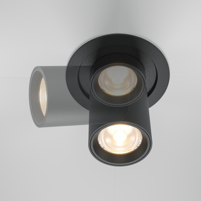 Corp de iluminat încastrat HIDDEN, Aluminiu și plastic Negru, 10W, MAYTONI DL095-01-10W3K-B [8]