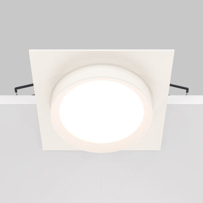 Corp de iluminat încastrat HOOP, Aluminiu și plastic Alb, 12W, MAYTONI DL086-GX53-SQ-W [8]
