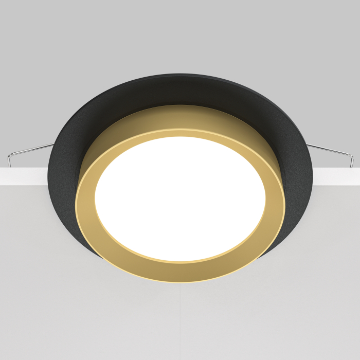 Corp de iluminat încastrat HOOP, Aluminiu și plastic Negru, 12W, MAYTONI DL086-GX53-RD-BG [8]
