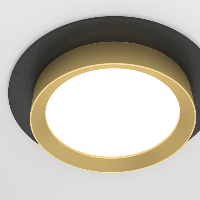 Corp de iluminat încastrat HOOP, Aluminiu și plastic Negru, 12W, MAYTONI DL086-GX53-RD-BG [7]