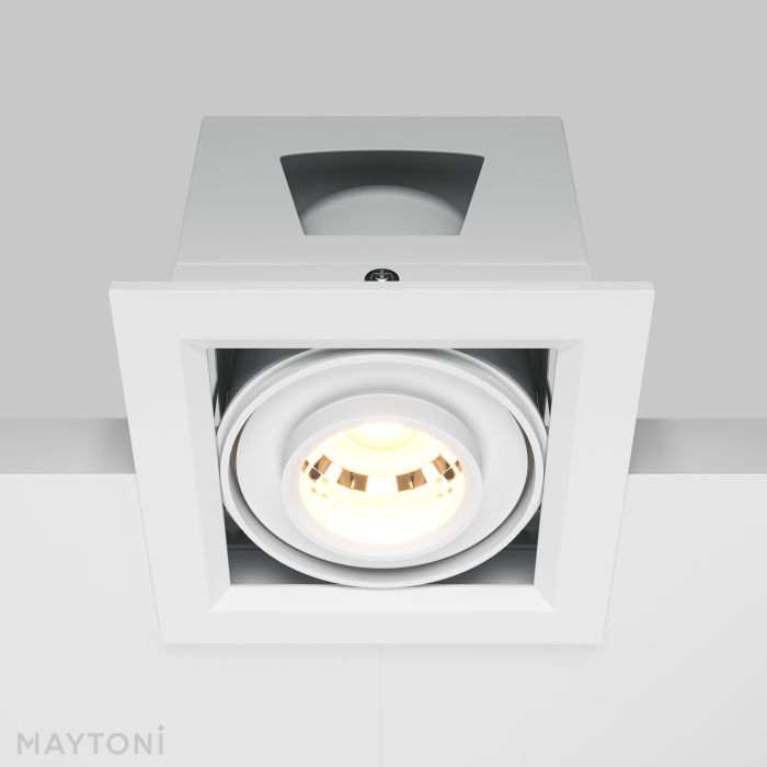 Corp de iluminat încastrat Metal Modern, Aluminiu, metal Alb, 10W, MAYTONI DL093-01-10W3K-W [9]