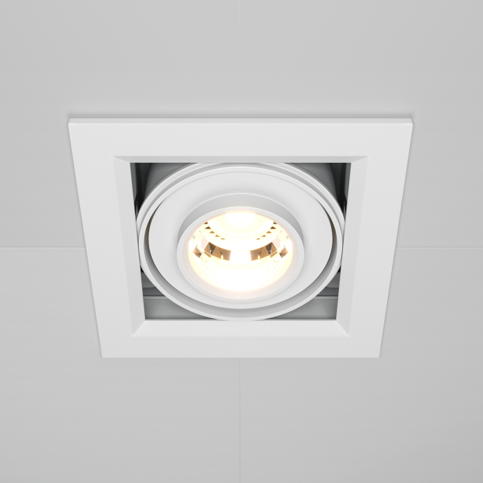 Corp de iluminat încastrat Metal Modern, Aluminiu, metal Alb, 10W, MAYTONI DL093-01-10W3K-W [6]