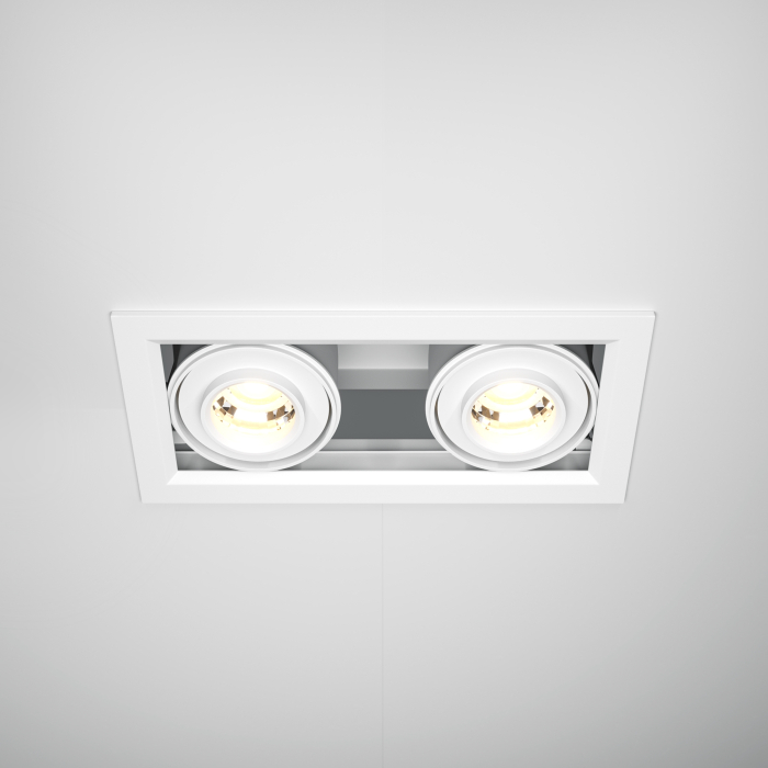 Corp de iluminat încastrat Metal Modern, Aluminiu, metal Alb, 20W, MAYTONI DL093-02-10W3K-W [6]