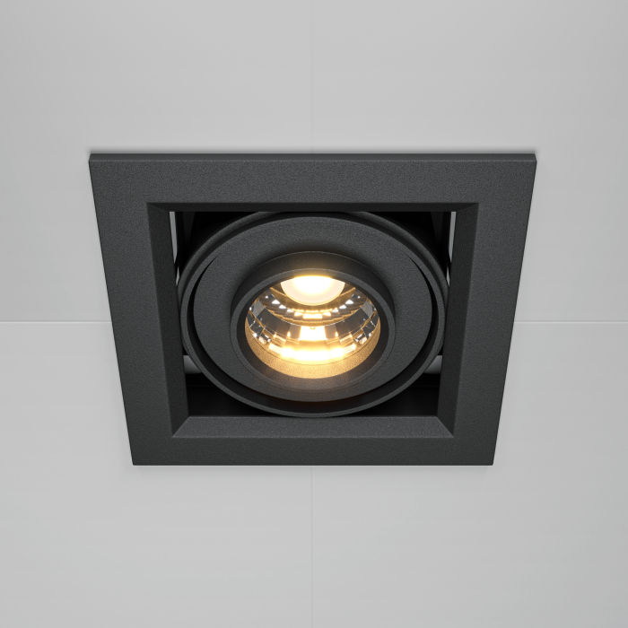 Corp de iluminat încastrat Metal Modern, Aluminiu, metal Negru, 10W, MAYTONI DL093-01-10W3K-B [6]