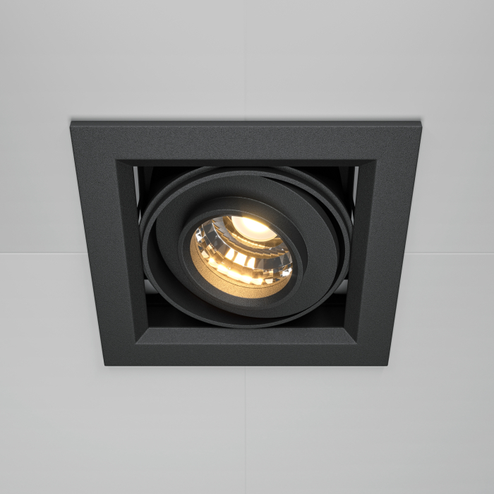 Corp de iluminat încastrat Metal Modern, Aluminiu, metal Negru, 10W, MAYTONI DL093-01-10W3K-B [5]