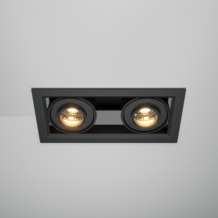 Corp de iluminat încastrat Metal Modern, Aluminiu, metal Negru, 20W, MAYTONI DL093-02-10W3K-B [6]