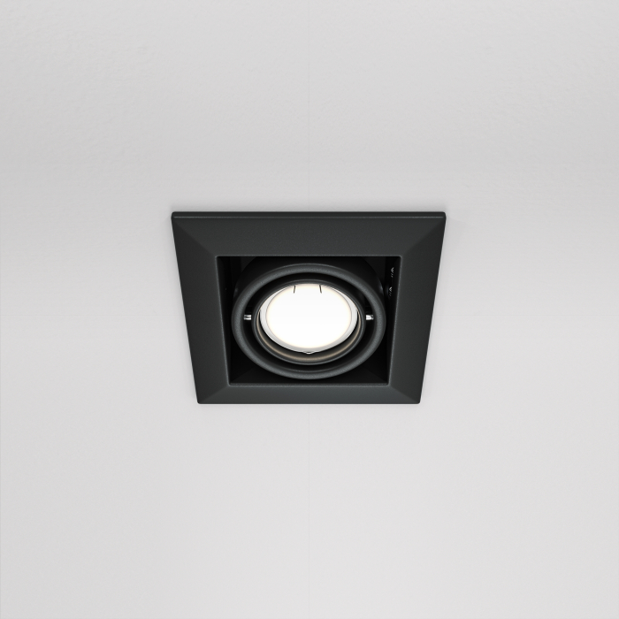 Corp de iluminat încastrat Metal Modern, Metal Negru, 10W, MAYTONI DL008-2-01-B [4]