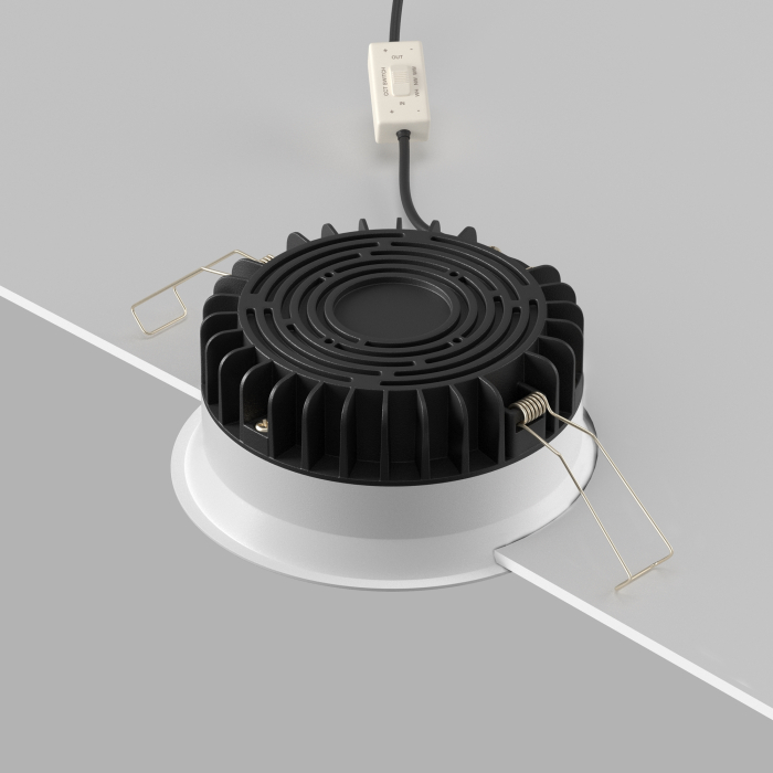Corp de iluminat încastrat OKNO, Aluminiu și plastic Alb, 12W, MAYTONI DL055-12W3-4-6K-W [6]