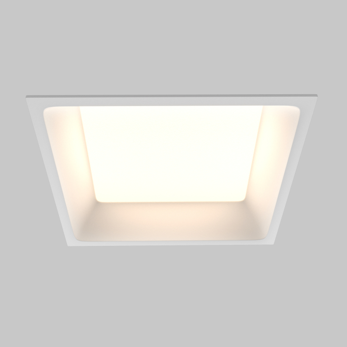 Corp de iluminat încastrat OKNO, Aluminiu și plastic Alb, 18W, MAYTONI DL056-18W3-4-6K-W [5]