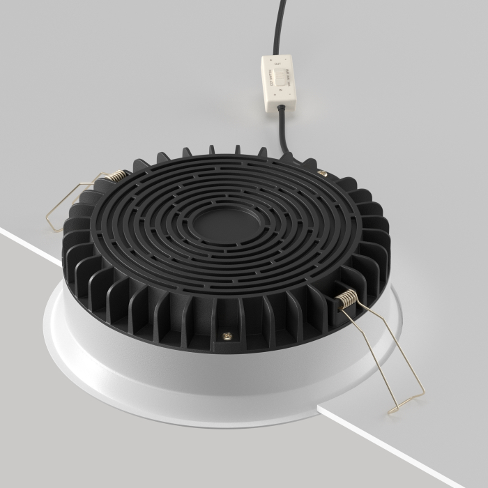 Corp de iluminat încastrat OKNO, Aluminiu și plastic Alb, 24W, MAYTONI DL055-24W3-4-6K-W [6]