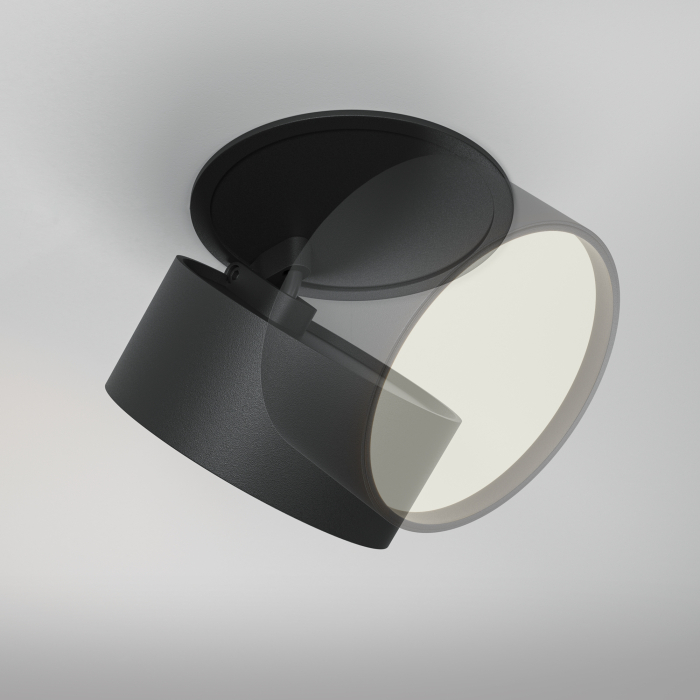 Corp de iluminat încastrat ONDA, Aluminiu Negru, 12W, MAYTONI DL024-12W-DTW-B [4]